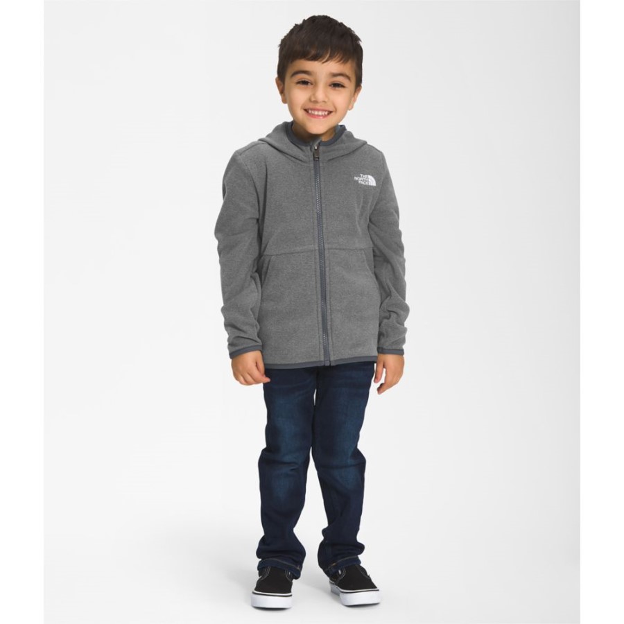 קפוצ'ון עם רוכסן מלא לילדים קרחון הצפון אפור