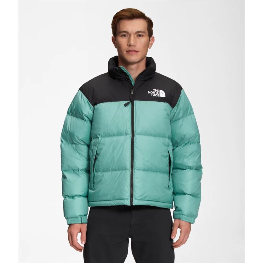 גברים 1996 ז'קט רטרו Nuptse The North Face Wasabi