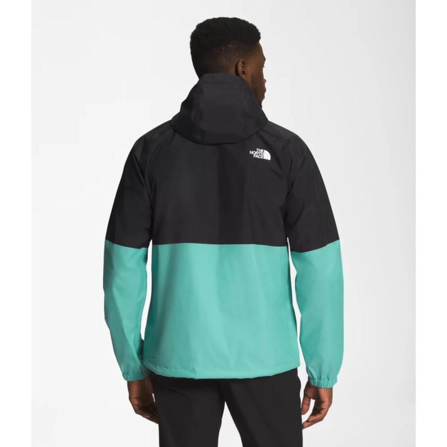 גברים אנטורה קפוצ\'ון גשם הפנים הצפוני שחור