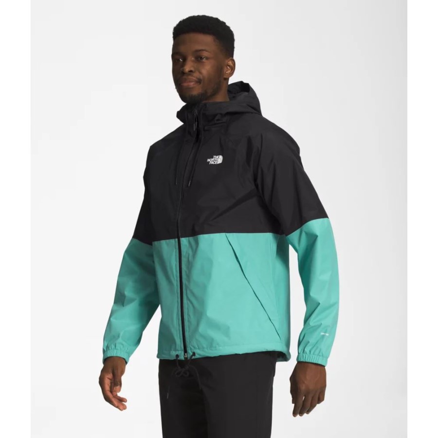 גברים אנטורה קפוצ\'ון גשם הפנים הצפוני שחור