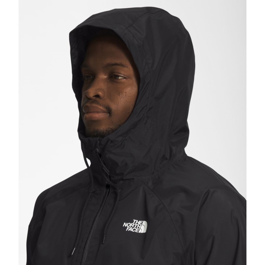 גברים אנטורה קפוצ\'ון גשם הפנים הצפוני שחור