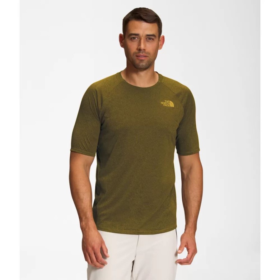 גברים גדול אורן שרוולים קצרים צוות צפון פנים זהב מינרלי