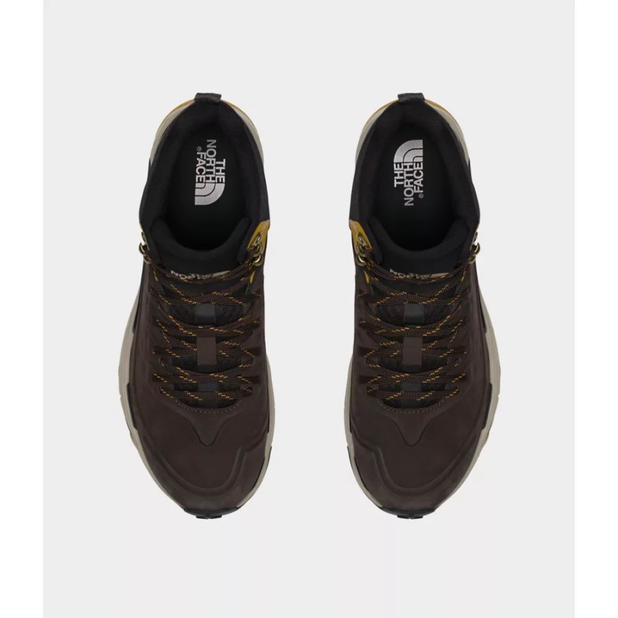 גברים Vectiv Exploris אמצע מגפי עור עתידיים בצבע חום עמוק את הפנים הצפוניות