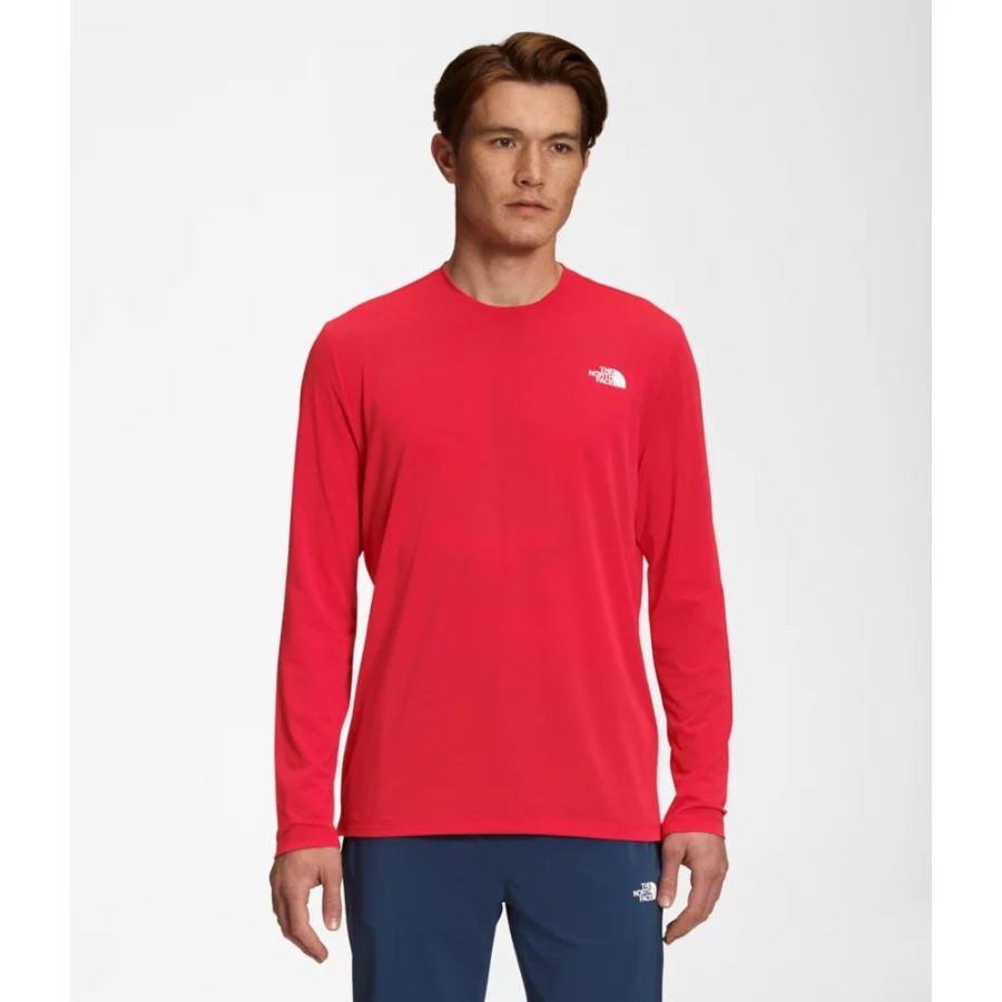 גברים נודדים שרוולים ארוכים אדומים על הפנים הצפוניות