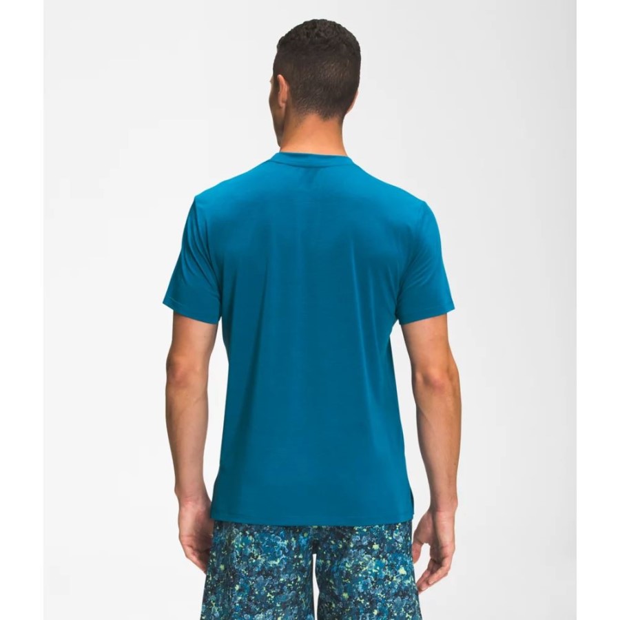 גברים לשוטט חולצה עם שרוול קצר הצפון פנים באנף כחול