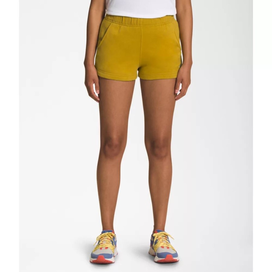 זהב מינרלי לנשים חצי כיפה לוגו 3 מכנסיים קצרים The North Face