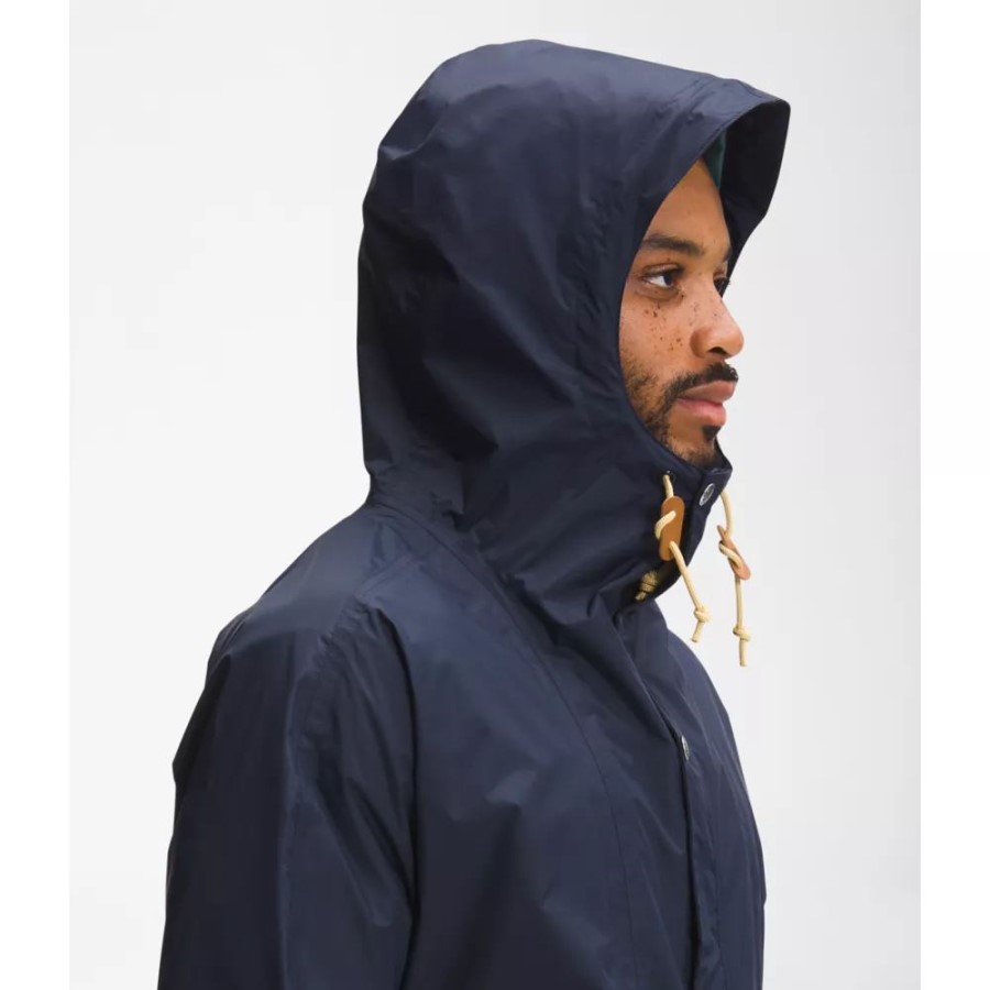 Navy The North Face גברים 78 מעיל גשם