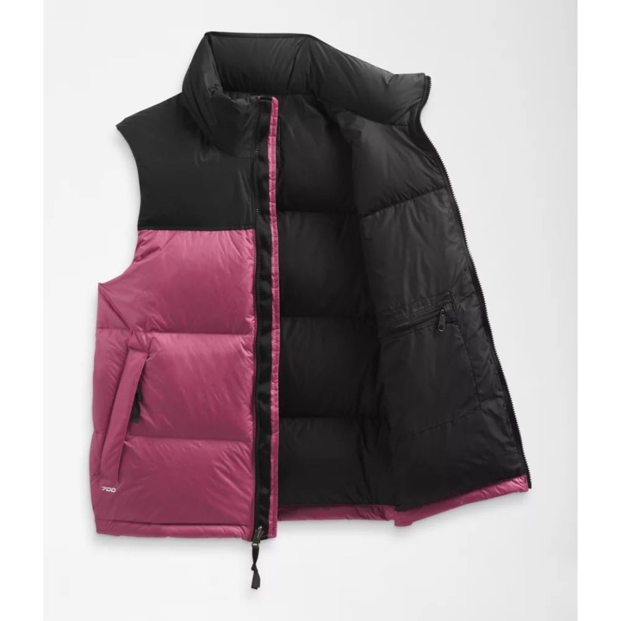 סגול אדומה The North Face גברים 1996 רטרו אפוד נפטס