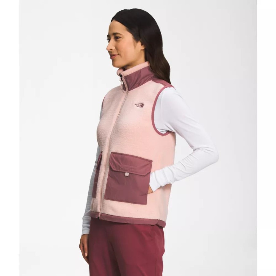 חול ורוד נשים מלכותי קשת אפוד החזית הצפונית