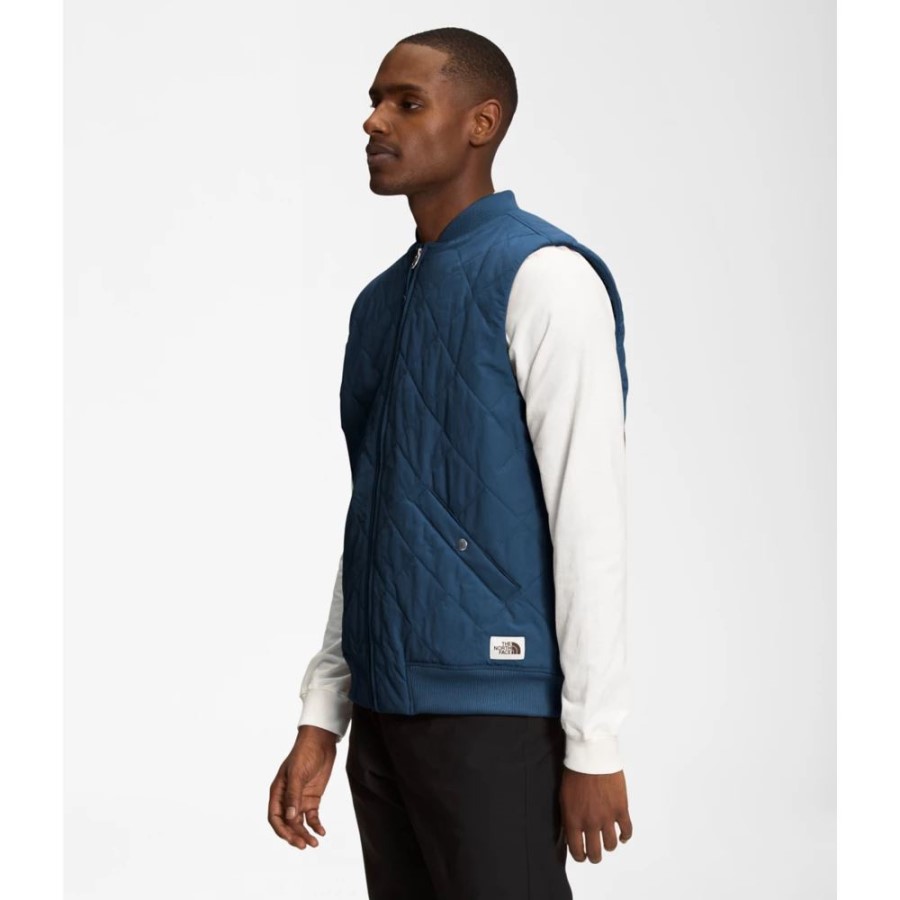 כחול מוצל The North Face גברים אפוד מבודד Cuchillo