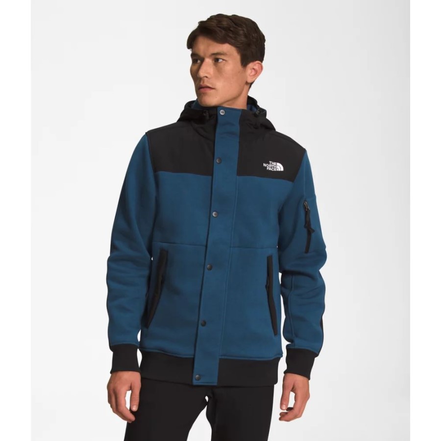 Shady Blue The North Face גברים Highrail מעיל פליס