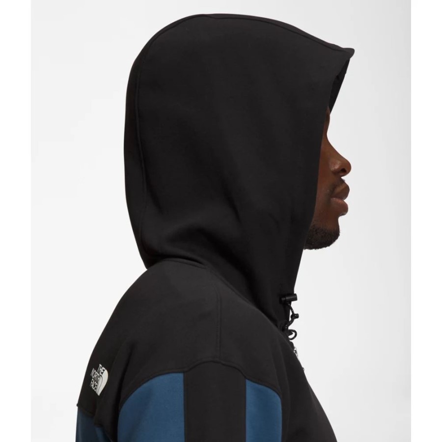 Shady Blue The North Face גברים Tnf Tech קפוצ\'ון עם רוכסן מלא