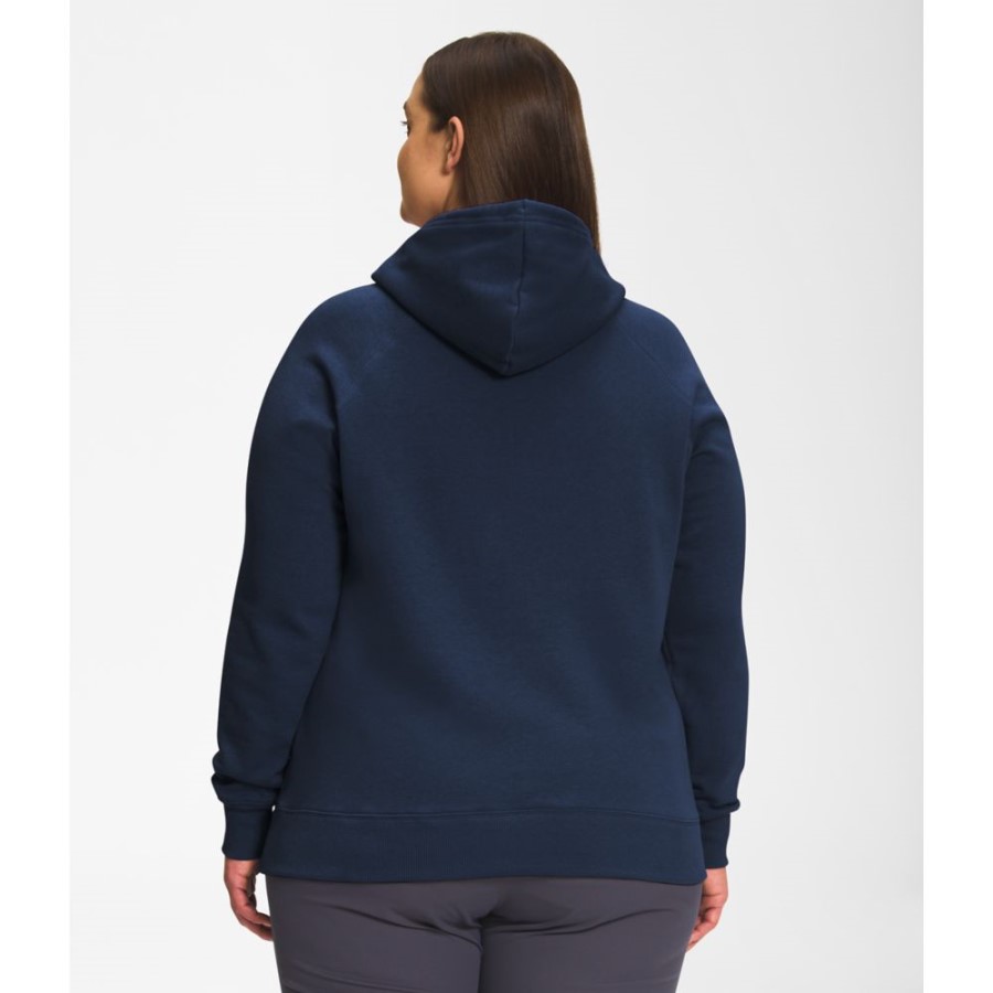 Summit Navy The North Face נשים פלוס קפוצ\'ון סוודר חצי כיפה
