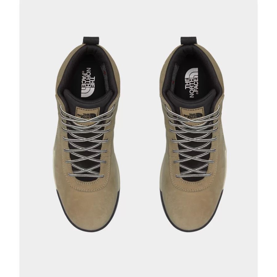 Tan Black The North Face גברים Larimer אמצע מגפיים עמידים למים