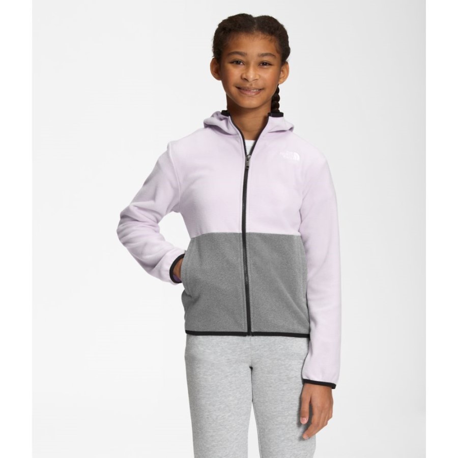 Teen Glacier מעיל ברדס עם רוכסן מלא לבנדר ערפל את הפנים הצפוני