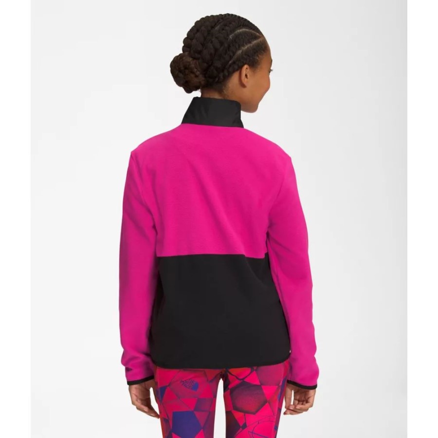 Teen Glacier Zip סוודר פוסקיה ורוד הפן הצפוני