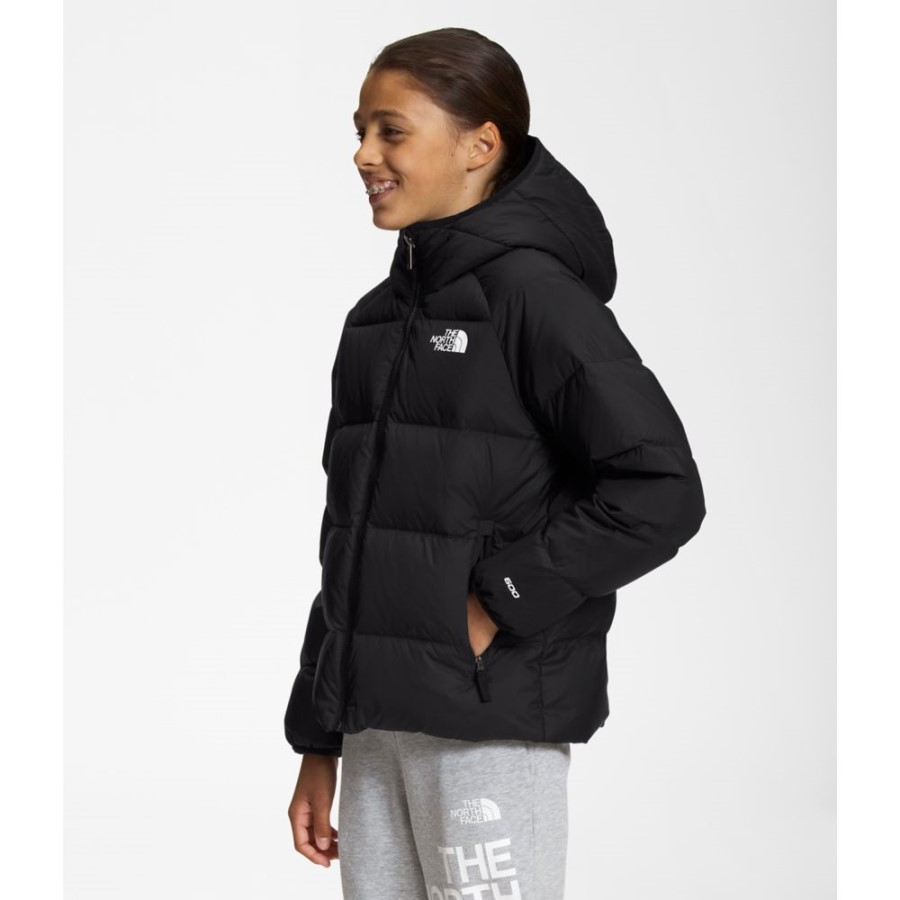 ז\'קט עם קפוצ\'ון עם קפוצ\'ון עם הדפסים שחורים של ה-North Face