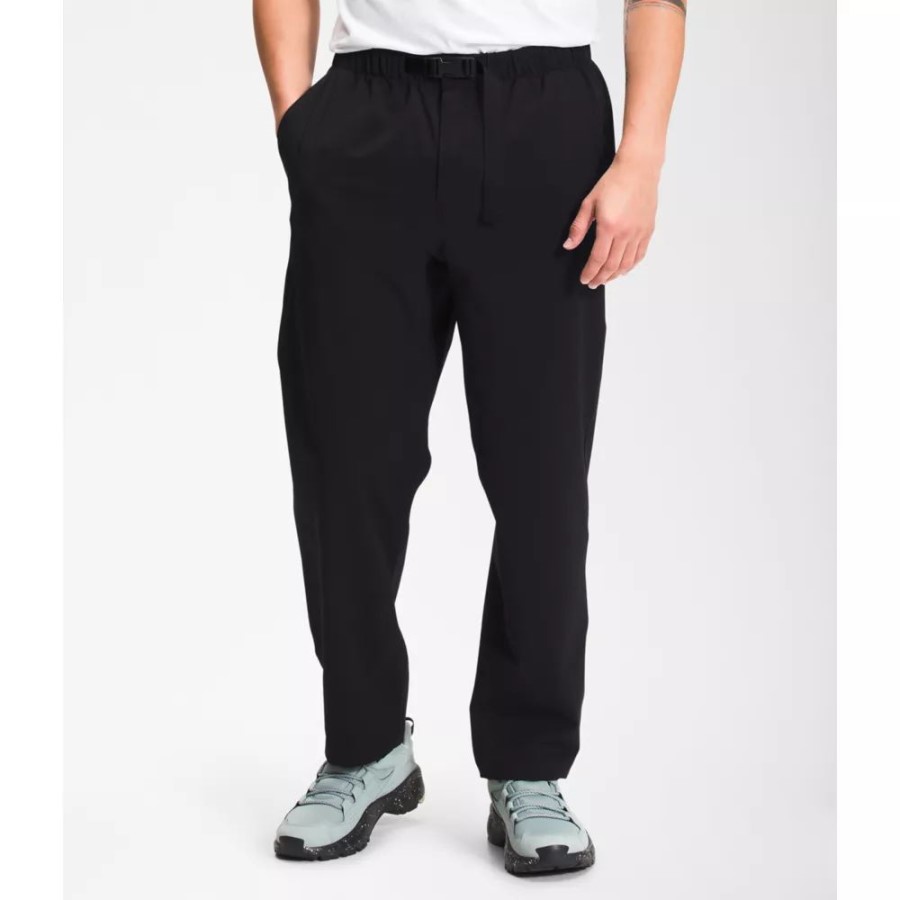 מכנסיים טכנולוגיים קלים לגברים שחורים