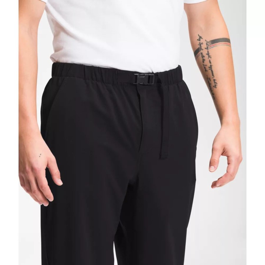 מכנסיים טכנולוגיים קלים לגברים שחורים