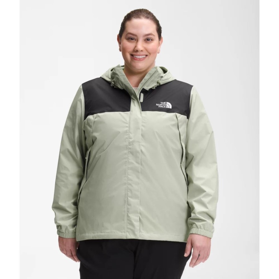 The North Face נשים שחורות פלוס ז'קט אנטורה חדש