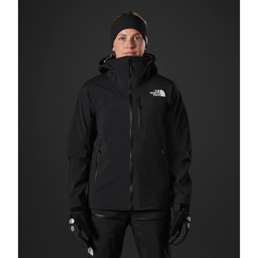 סדרת הפסגה של נשים שחורות ב-north Face Jacket Light Future Light Torre Egger
