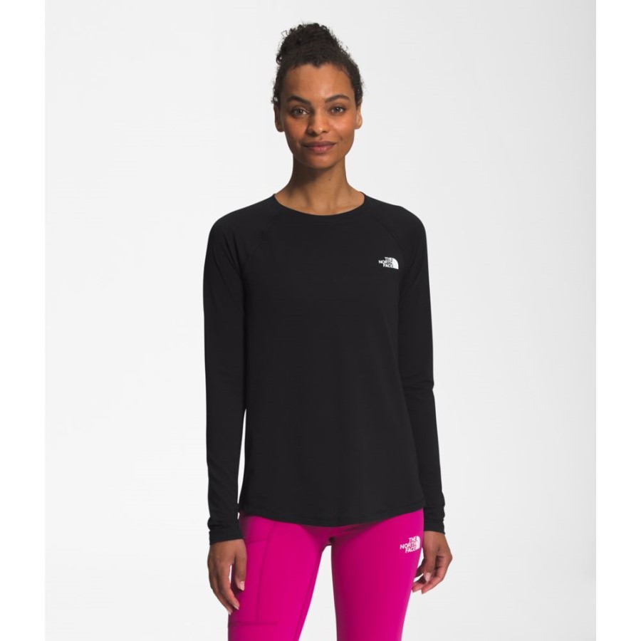 נשים שחורות עם הפנים הצפוניות נודדות היי שרוול ארוך נמוך