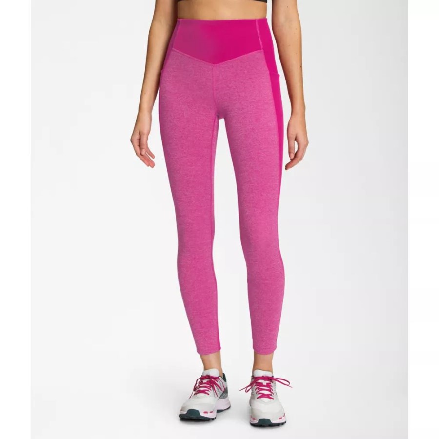 ה-North Face נשים ורוד פוקסיה טייץ שמיים דיון