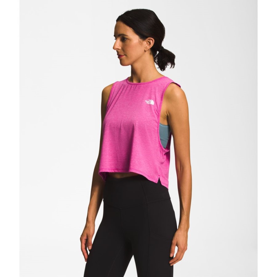 The North Face נשים ורוד פוקסיה לשוטט עם טנק קרוסבק