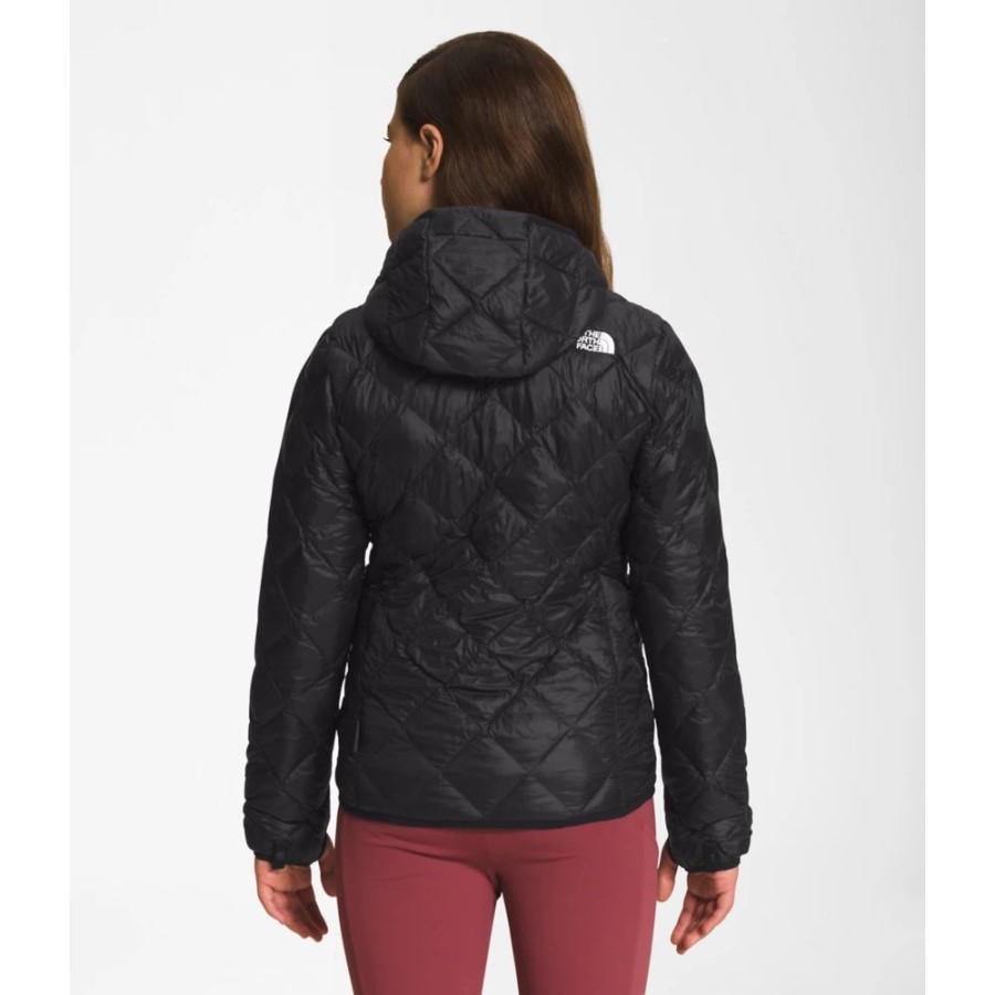 ז\'קט קפוצ\'ון שחור של The North Face בנות Thermoball