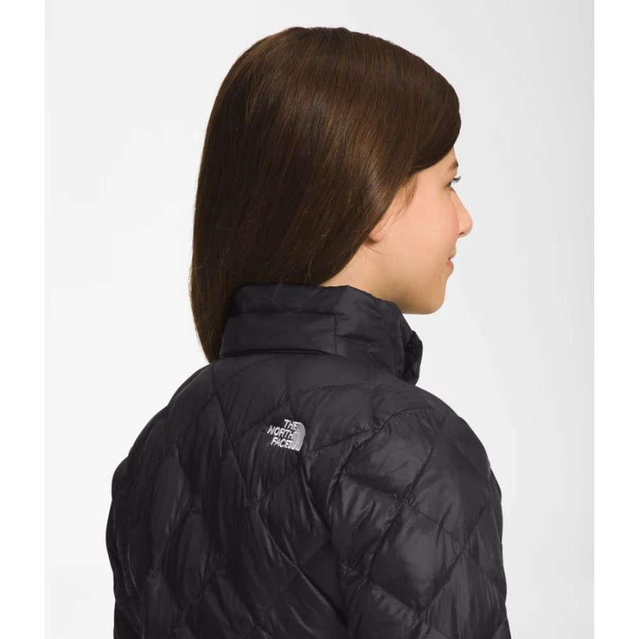 ז\'קט קפוצ\'ון שחור של The North Face בנות Thermoball