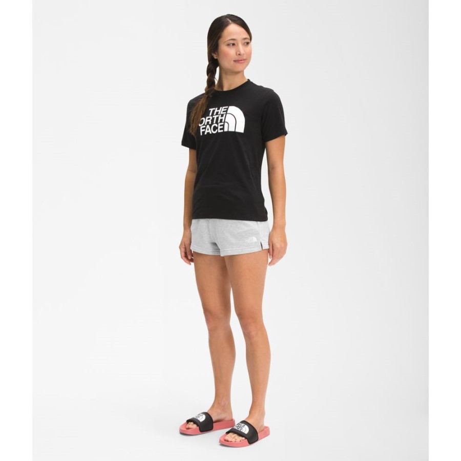 The North Face אפור נשים חצי כיפה לוגו 3 מכנסיים קצרים