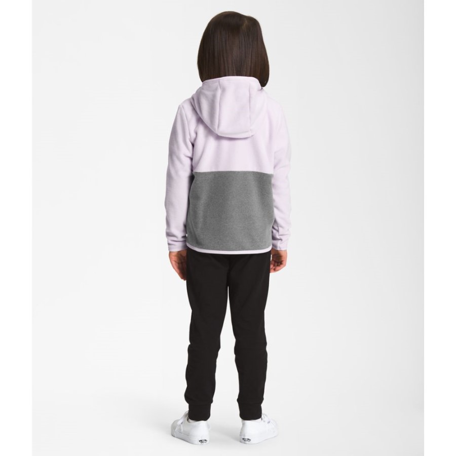 The North Face Kids Glacier Full Zip קפוצ\'ון לוונדר ערפל