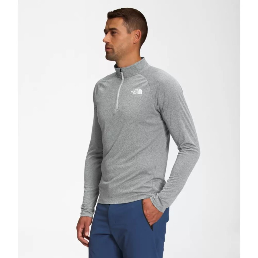 The North Face גברים גדול אורן רוכסן אפור