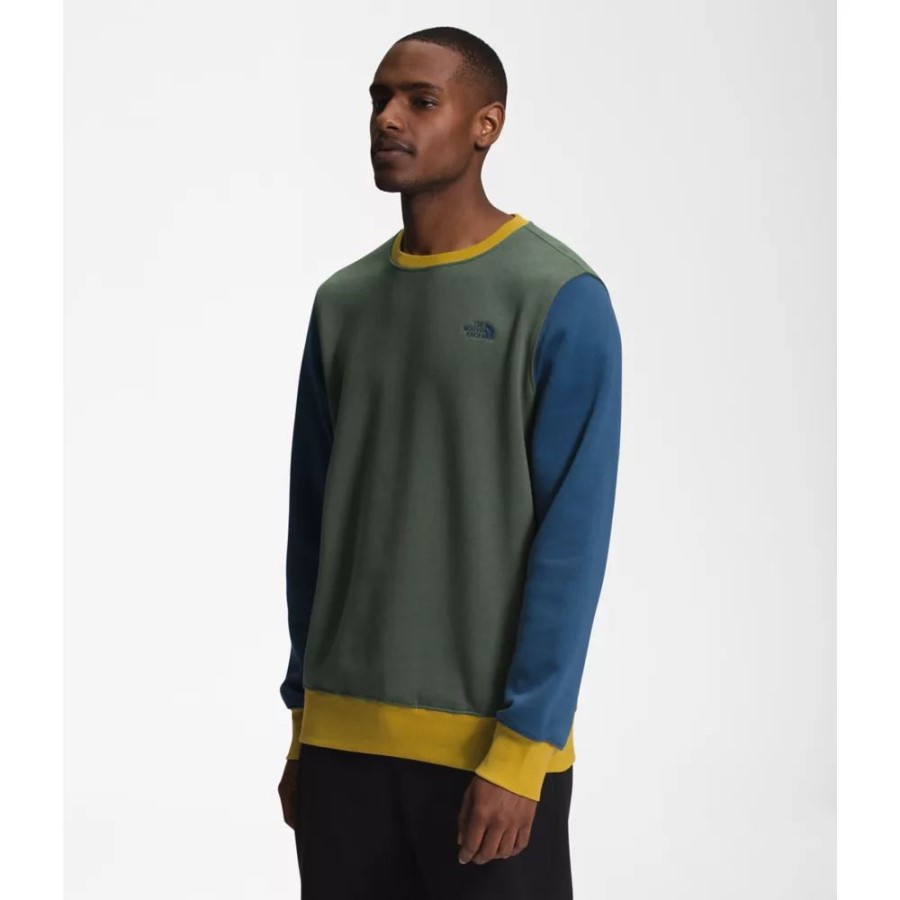 The North Face גברים צבע בלוק צוות כחול מוצל
