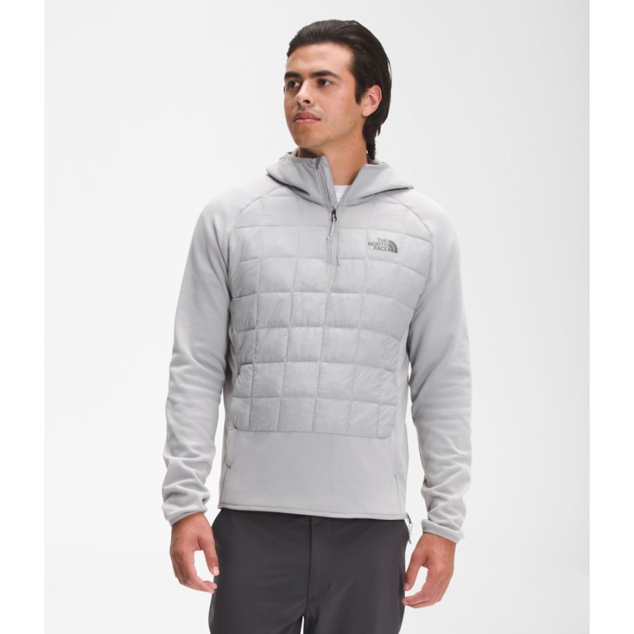 The North Face Men Thermoball מעיל אקולוגי היברידי 2.0 אפור