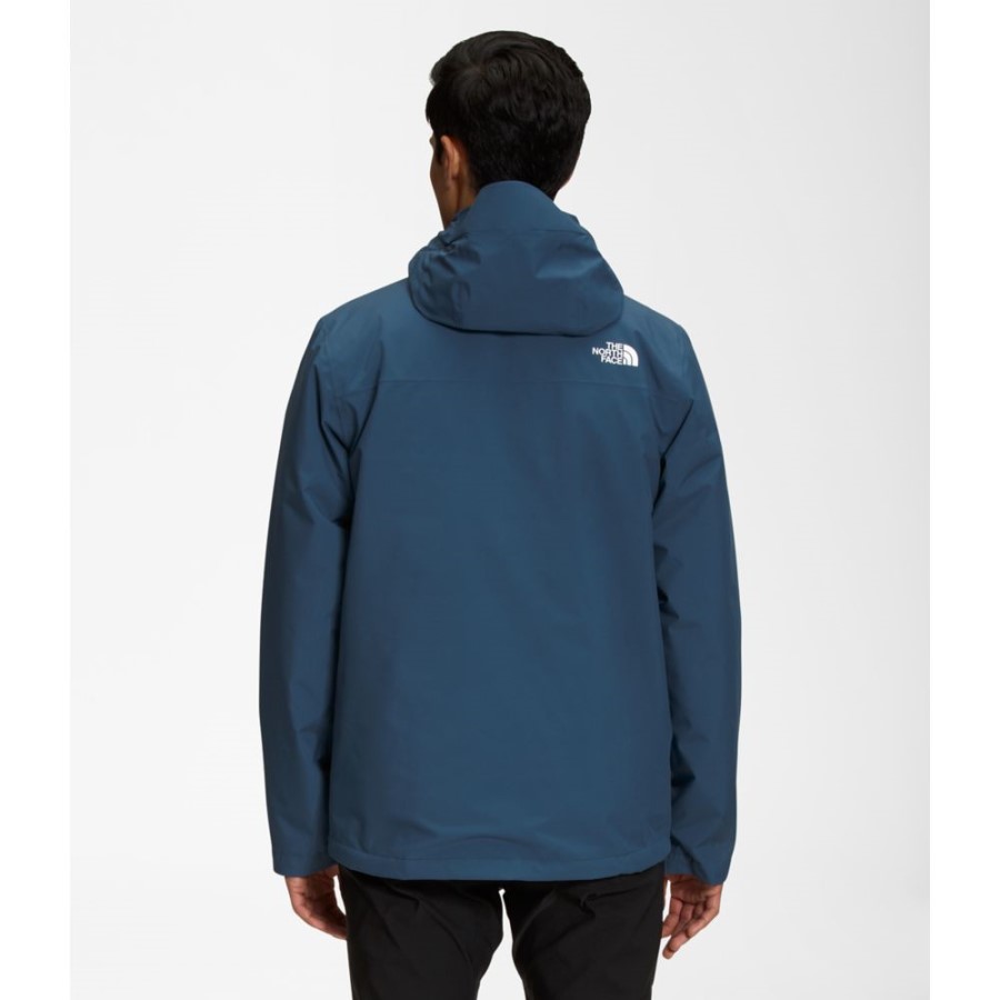 מעיל גברים כחולים מוצלים של ה-North Face