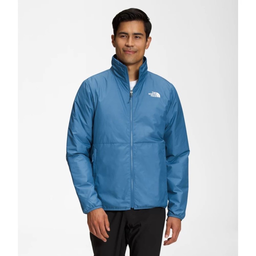 מעיל גברים כחולים מוצלים של ה-North Face
