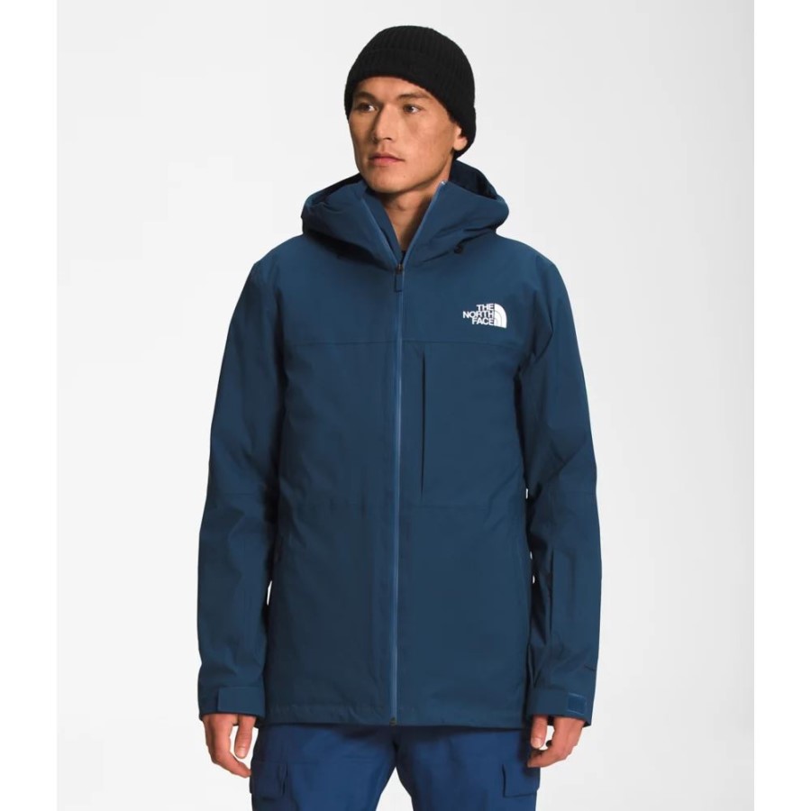 The North Face גברים כחולים מוצלים Thermoball אקולוגי שלג טרי אקלים