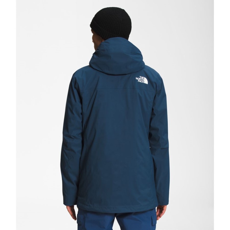 The North Face גברים כחולים מוצלים Thermoball אקולוגי שלג טרי אקלים