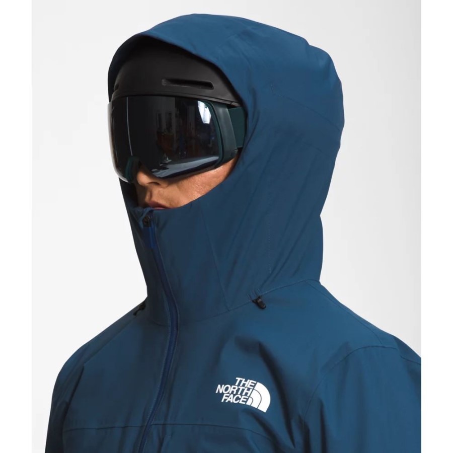 The North Face גברים כחולים מוצלים Thermoball אקולוגי שלג טרי אקלים