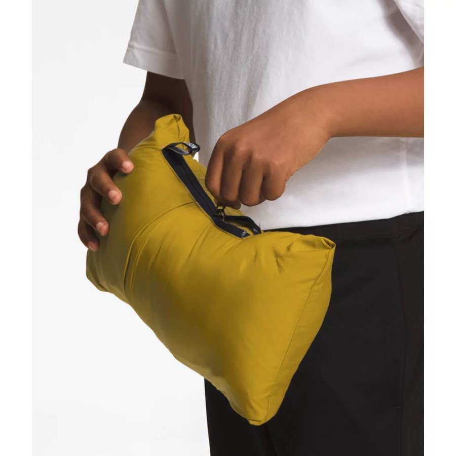 ה-North Face Teen 1996 מעיל רטרו Nuptse זהב מינרלי