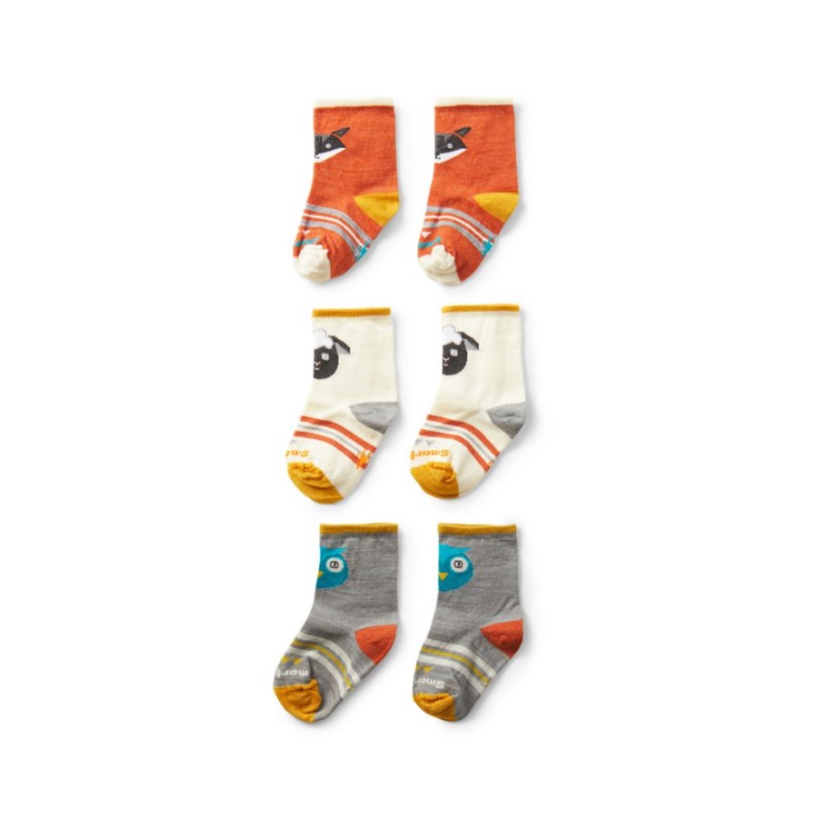 גרבי שלישיית ה-North Face לפעוטות אפור ירח