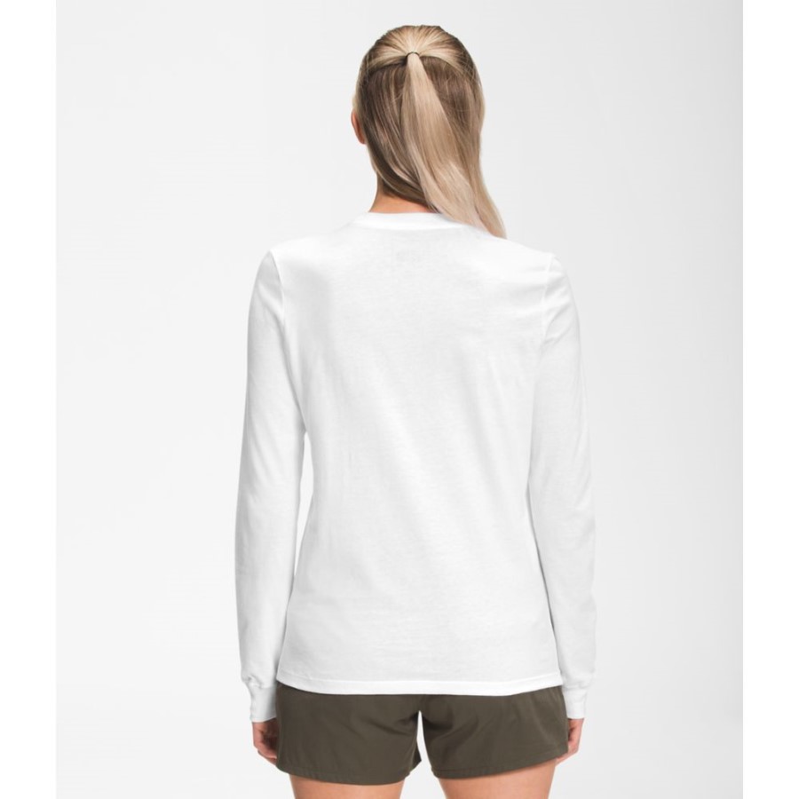 חולצה לבן נשים עם שרוולים ארוכים חצי כיפה