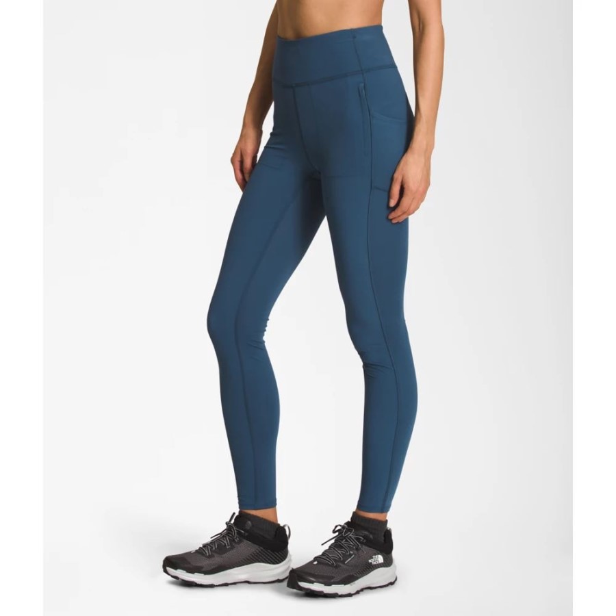 The North Face נשים ברידג\'וויי טייץ היברידי כחול מוצל