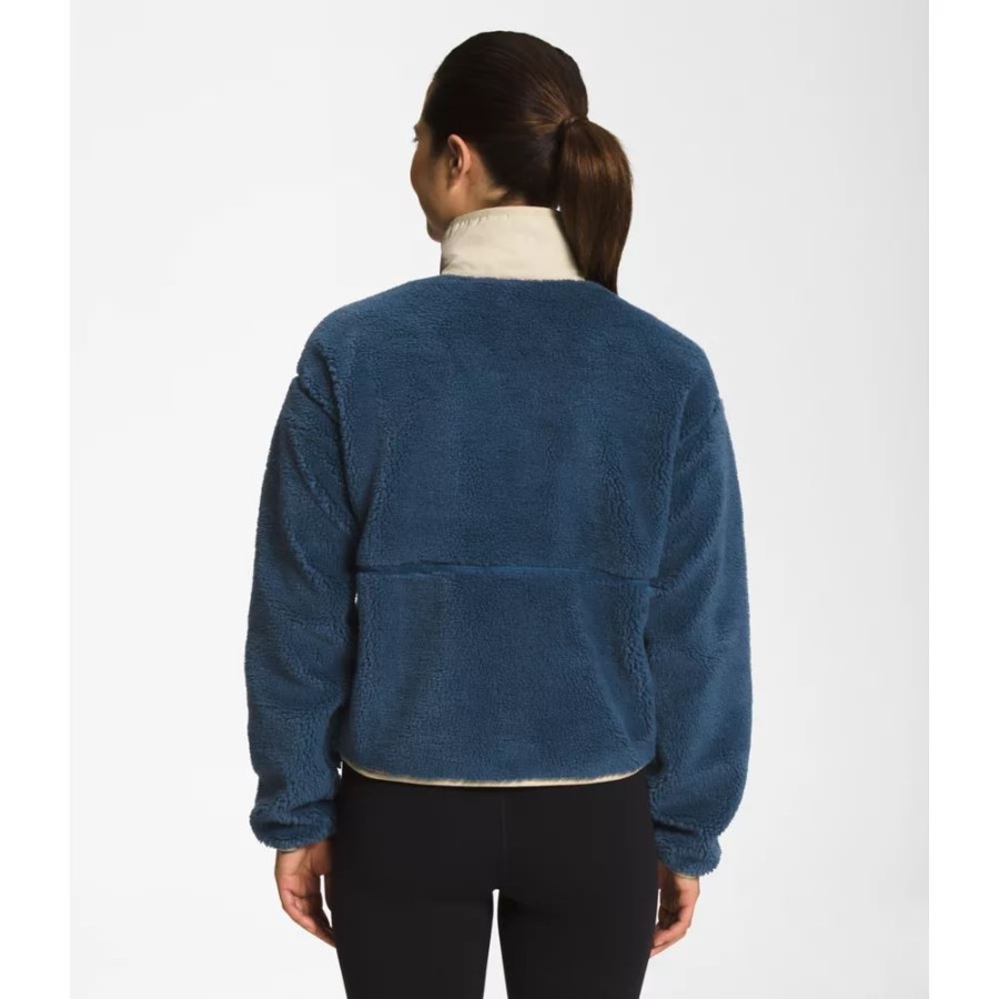 ה-North Face נשים אקסטרים ערימה סוודר כחול מוצל