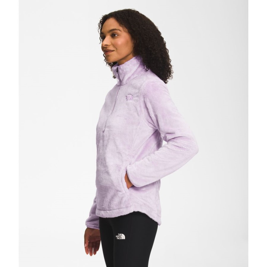 The North Face נשים אוסיטו סוודר רוכסן ערפל לבנדר