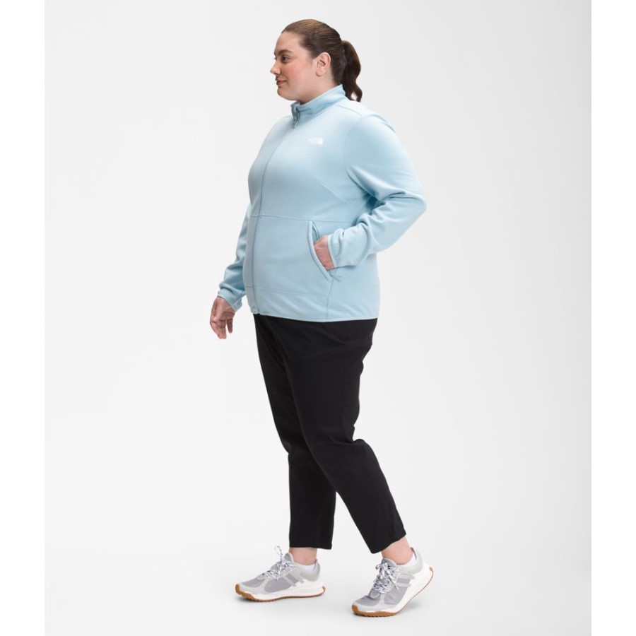 The North Face Women Plus Canyonlands Full Zip Beta Blue