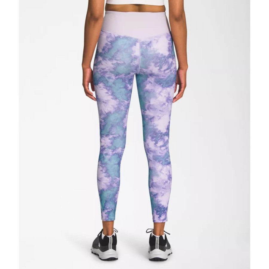 The North Face נשים מודפסות Dune Sky 7/8 טייץ לבנדר ערפל