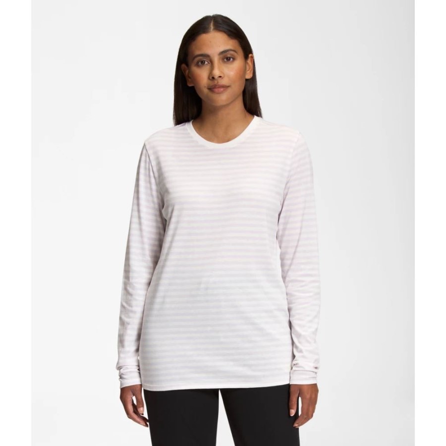 השטח הצפוני של נשים שרוולים ארוכים טי לוונדר ערפל