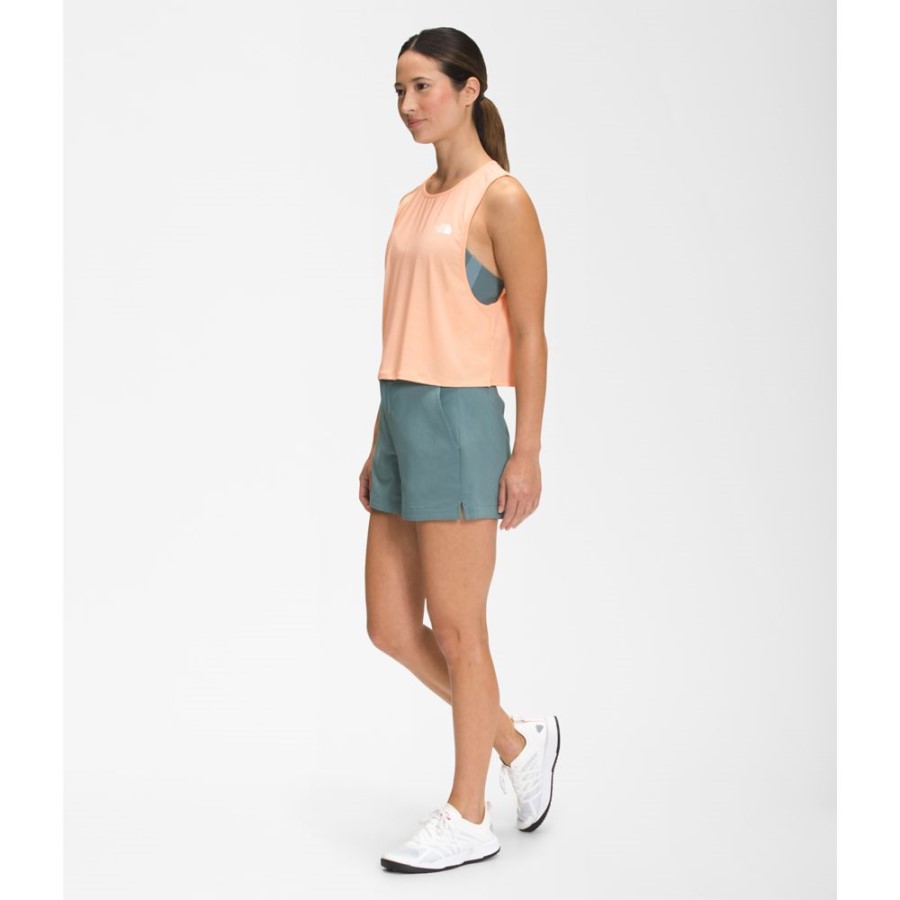 נשים בפן הצפוני משוטטים עם קרח מישמש